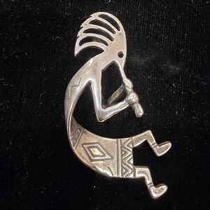 Sterling Silver Kokopelli Pendant Southwestern Unisex